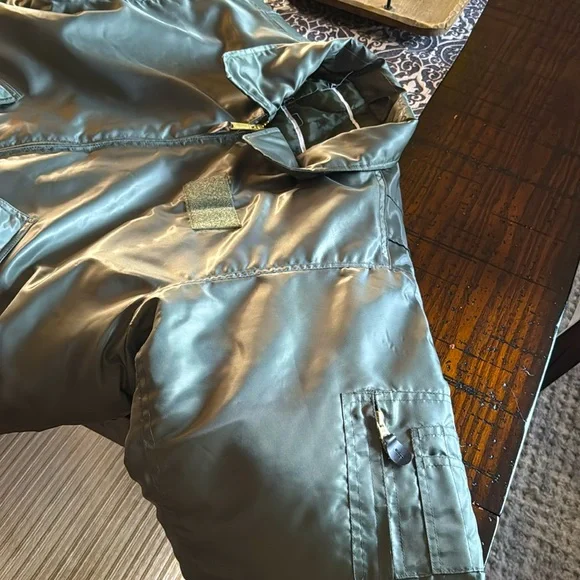 Green Bomber Jacket - Picture 2 of 3